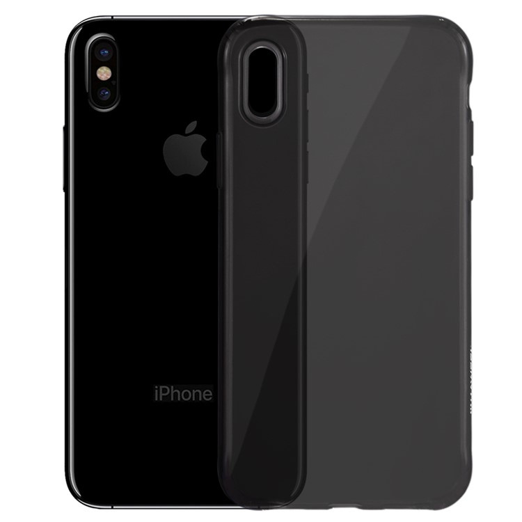 HAWEEL HWL2210 Ultra-thin TPU Case for iPhone X - Black-1