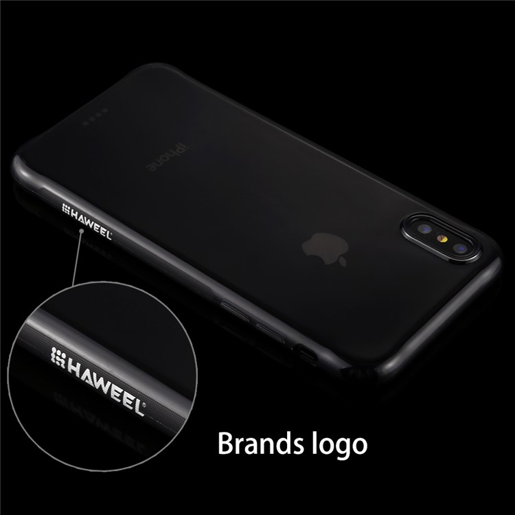 HAWEEL HWL2210 Ultra-thin TPU Case for iPhone X - Black-10