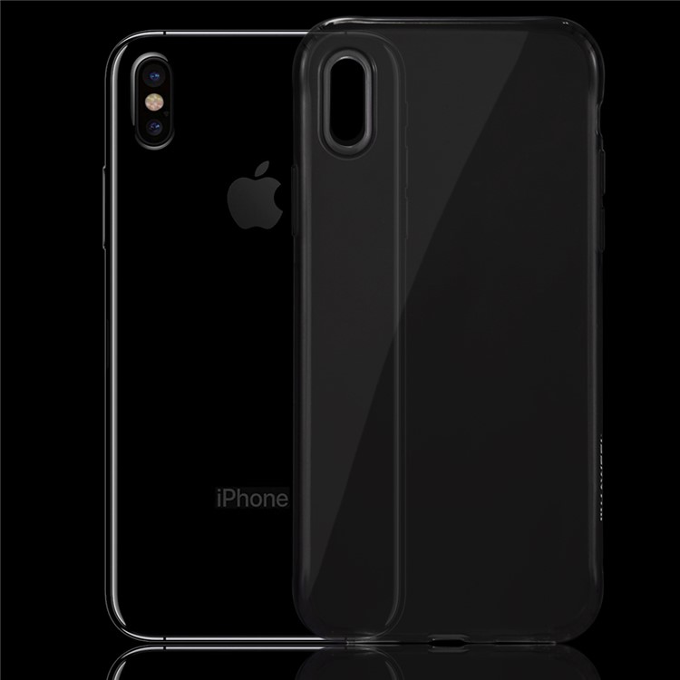 HAWEEL HWL2210 Ultra-thin TPU Case for iPhone X - Black-4