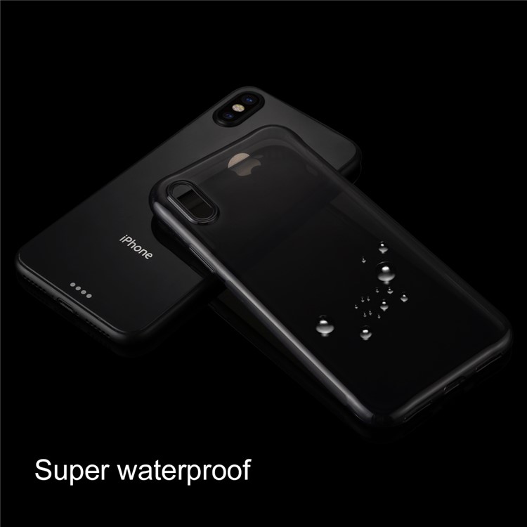 HAWEEL HWL2210 Ultra-thin TPU Case for iPhone X - Black-6