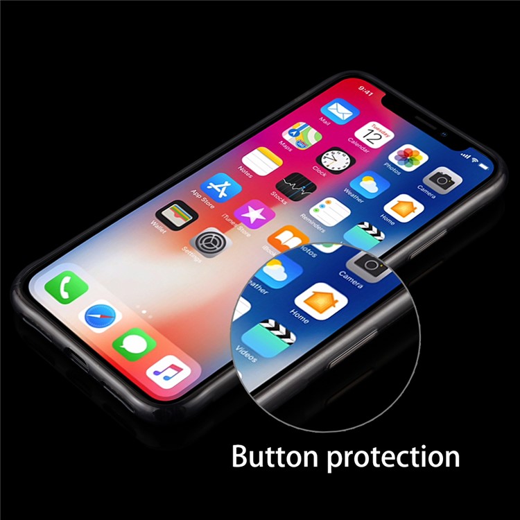 HAWEEL HWL2210 Ultra-thin TPU Case for iPhone X - Black-8