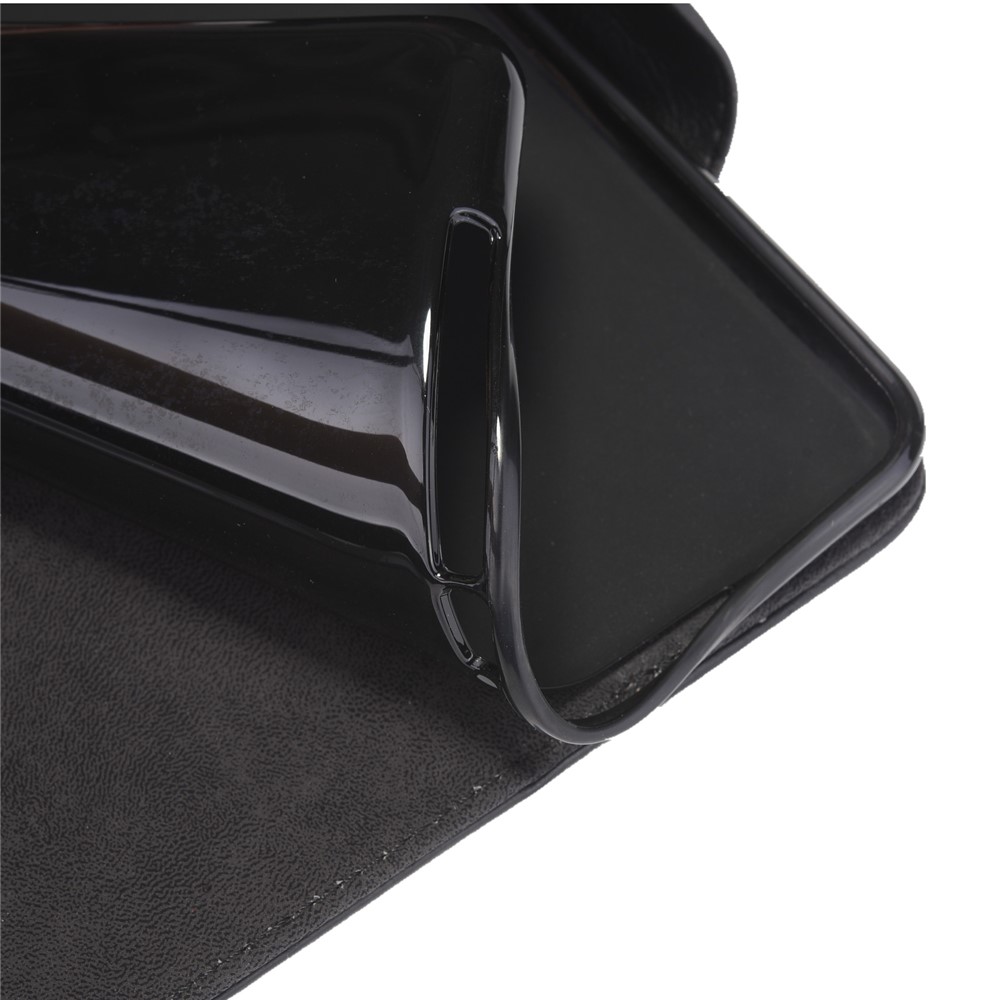 Crazy Horse Leather Wallet Stand Smart Casing for iPad 9.7-inch (2018)/9.7-inch (2017)/9.7 inch (2016)/Air 2/Air - Black-11