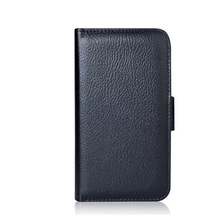 Multi Card Slots PU Leather Protection Mobile Phone Case with Stand for iPhone X - Black-3
