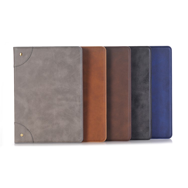 Vintage Crazy Horse Leather Stand Wallet Protection Case for iPad Pro 9.7 inch (2016) - Black-9