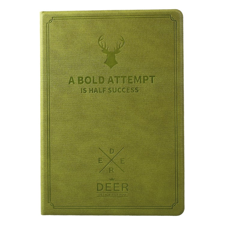 

Imprint Deer and Quote PU Leather Stand Cell Phone Cover for iPad Pro 10.5-inch (2017) - Green