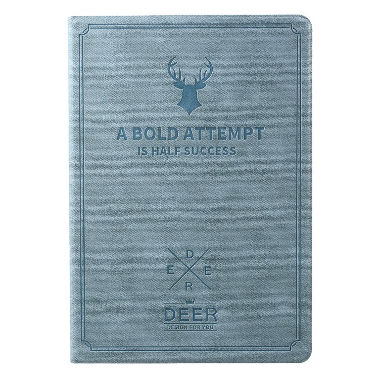 

Imprint Deer and Quote PU Leather Stand Phone Casing for iPad Pro 10.5-inch (2017) - Blue
