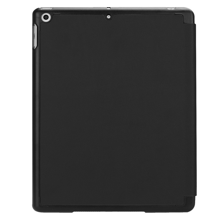 Tri-fold Stand Smart Leather Tablet Case with Pen Slot for iPad 9.7-inch (2018) / 9.7-inch (2017) - Black-2