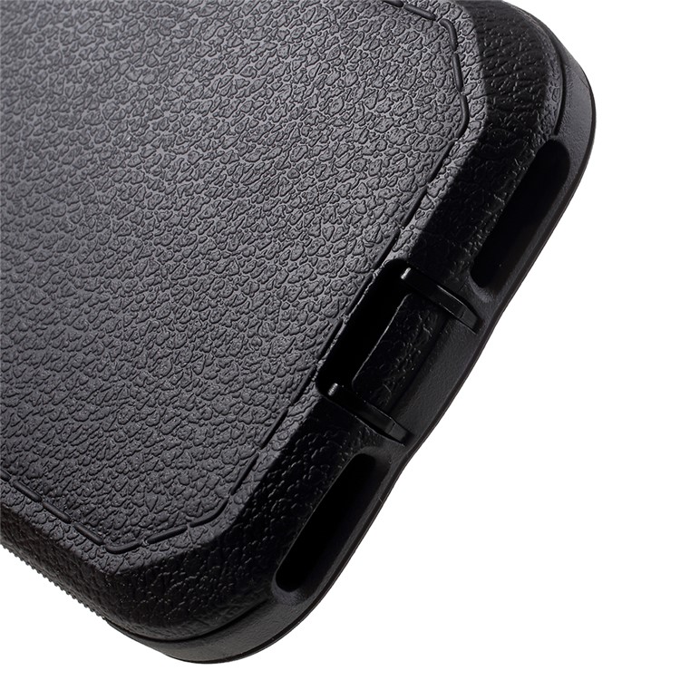 Heavy Duty Rugged PC + TPU Hybrid Belt Clip Kickstand Case for iPhone 8 / 7 / 6s / 6 4.7 inch - Black-10