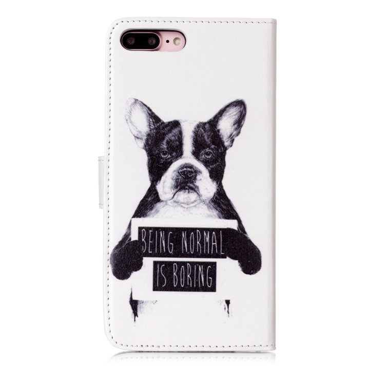 Pattern Printing Detachable 2-in-1 Wallet Leather Phone Case for iPhone 8 Plus / 7 Plus 5.5 inch - Dog-3