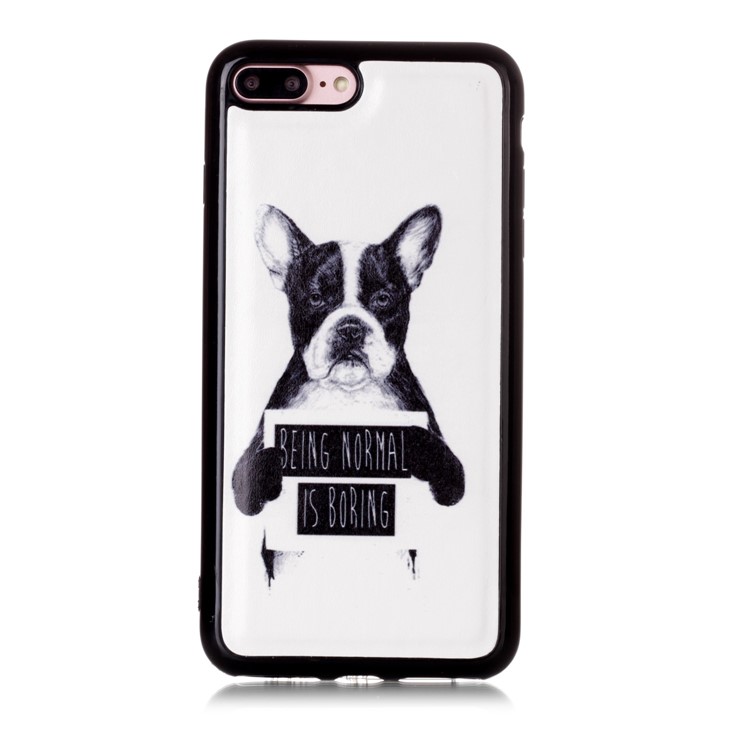 Pattern Printing Detachable 2-in-1 Wallet Leather Phone Case for iPhone 8 Plus / 7 Plus 5.5 inch - Dog-4