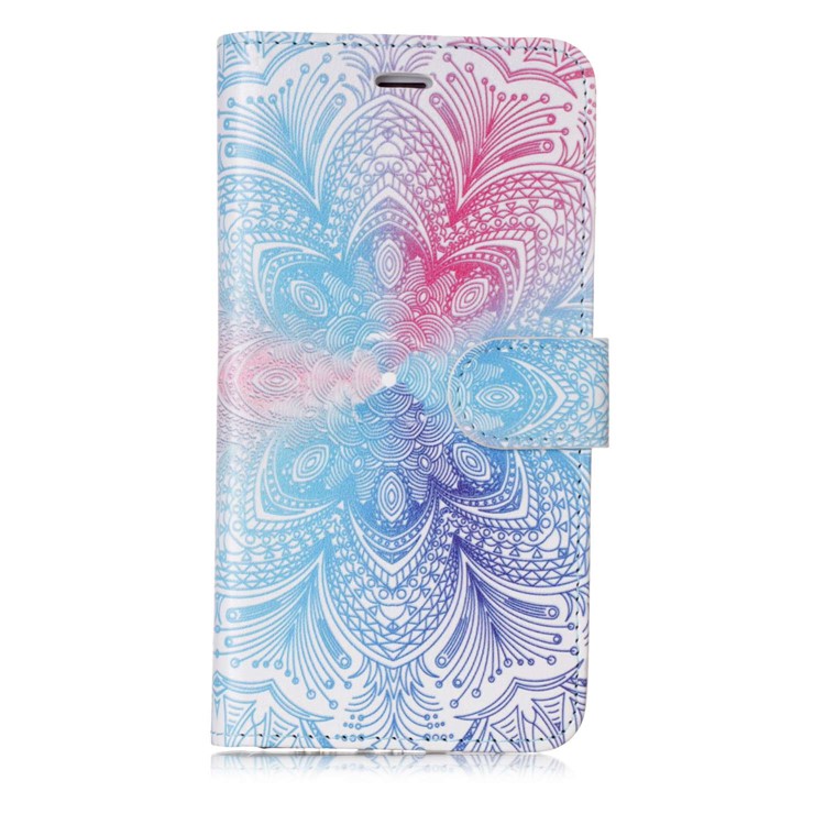 

Pattern Printing Detachable 2-in-1 Wallet Leather Phone Shell for iPhone 8 Plus / 7 Plus 5.5 inch - Symmetry Pattern