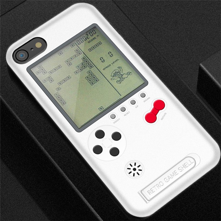 

Тетрис PC ТПУ Мобильный Кожух Защиты Игры С Подставкой Для Iphone 8/7 / 6s / 6 - Белый, iPhone 8