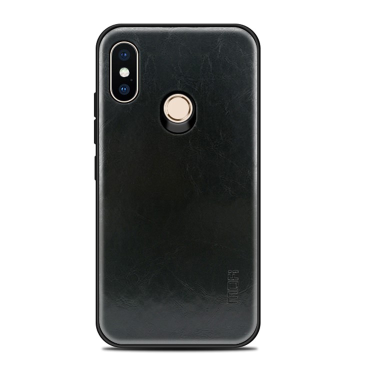 MOFI PU Leather Coated PC + TPU Hybrid Case for Xiaomi Redmi Note 5 Pro (Dual Camera) / Redmi Note 5 (China) / Mi 6X - Black-1