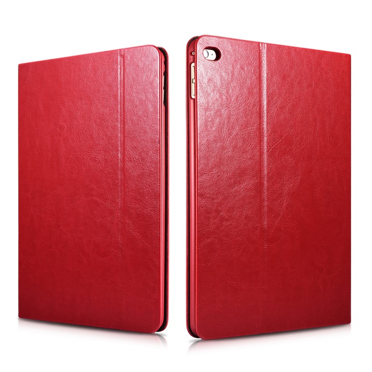 

XOOMZ Knight Series Crazy Horse Texture Stand Leather Smart Cover for iPad Air 2 - Red, iPad Air 2