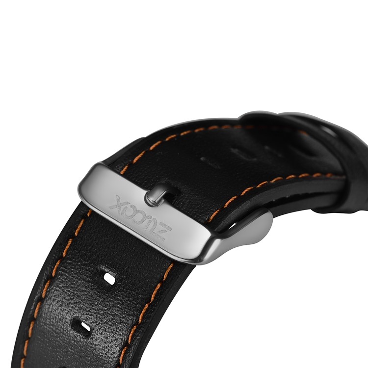 XOOMZ Klassische PU Leder Wabenband Für Apple Watch Serie 2/1 38mm - Schwarz-8