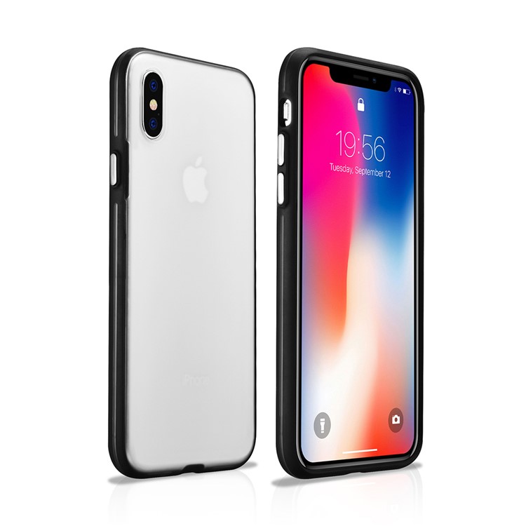 

XOOMZ PC + TPU Hybrid Back Cover for iPhone X - White, iPhone X