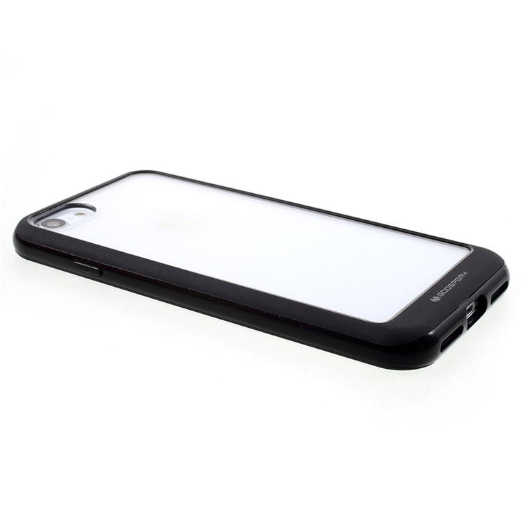 MERCURY GOOSPERY Destacável Acrílico Tampa Do Telefone TPU PC Para Iphone 8/7 4,7 Polegadas - Preto-3