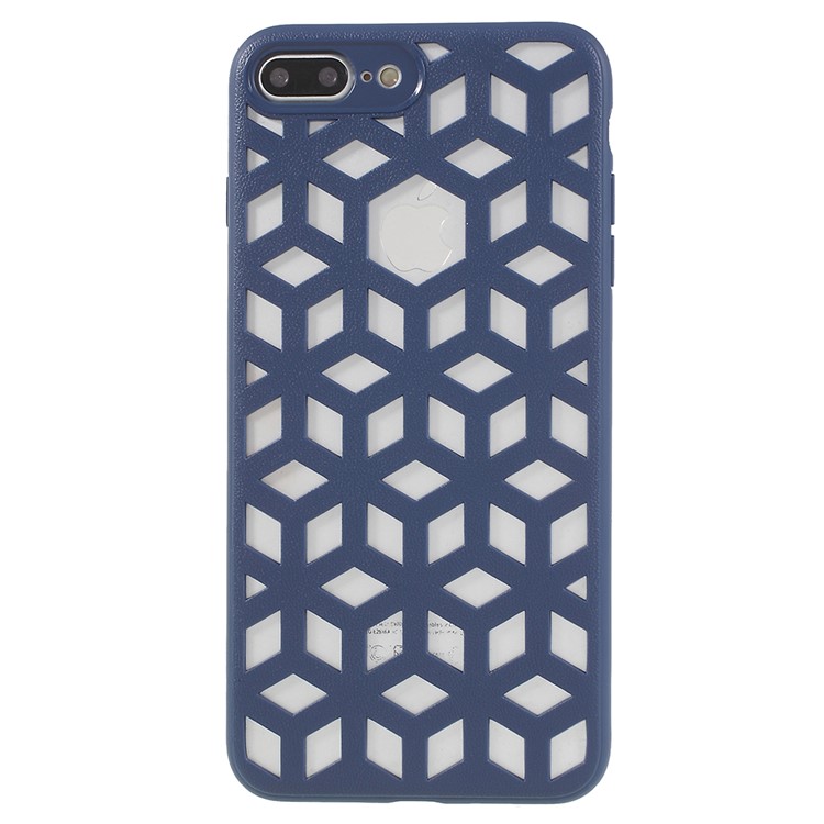 

Maze Pattern TPU + PC Hybrid Back Case Cover for iPhone 8 Plus / 7 Plus 5.5 inch - Blue