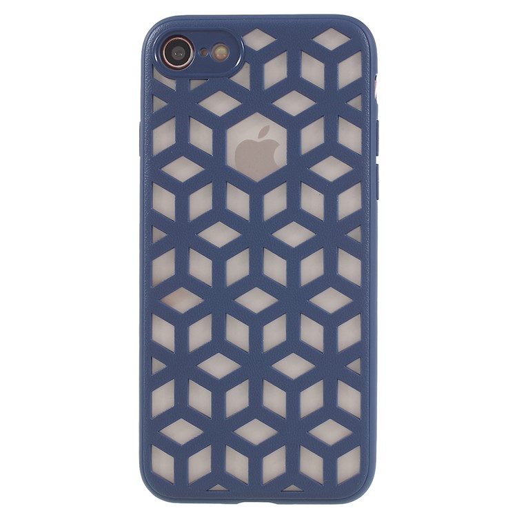 

Maze Pattern TPU + PC Hybrid Back Case Cover for iPhone 8 / 7 4.7 inch - Blue