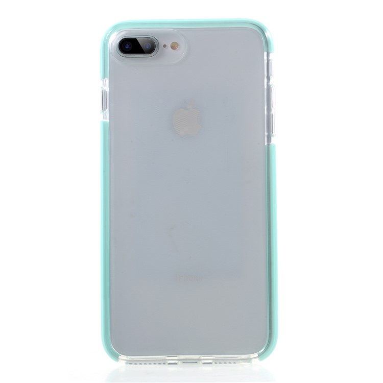 

Bi-color Drop-proof Soft TPU Phone Casing for iPhone 6s Plus/6 Plus/7 Plus/8 Plus 5.5 inch - Cyan