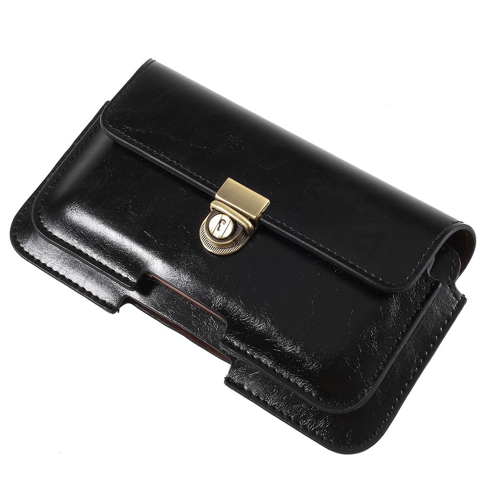 PU Leather Protection Wallet Phone Case for Samsung Galaxy Note 8 / S9+ / S8+ Etc. - Black-4