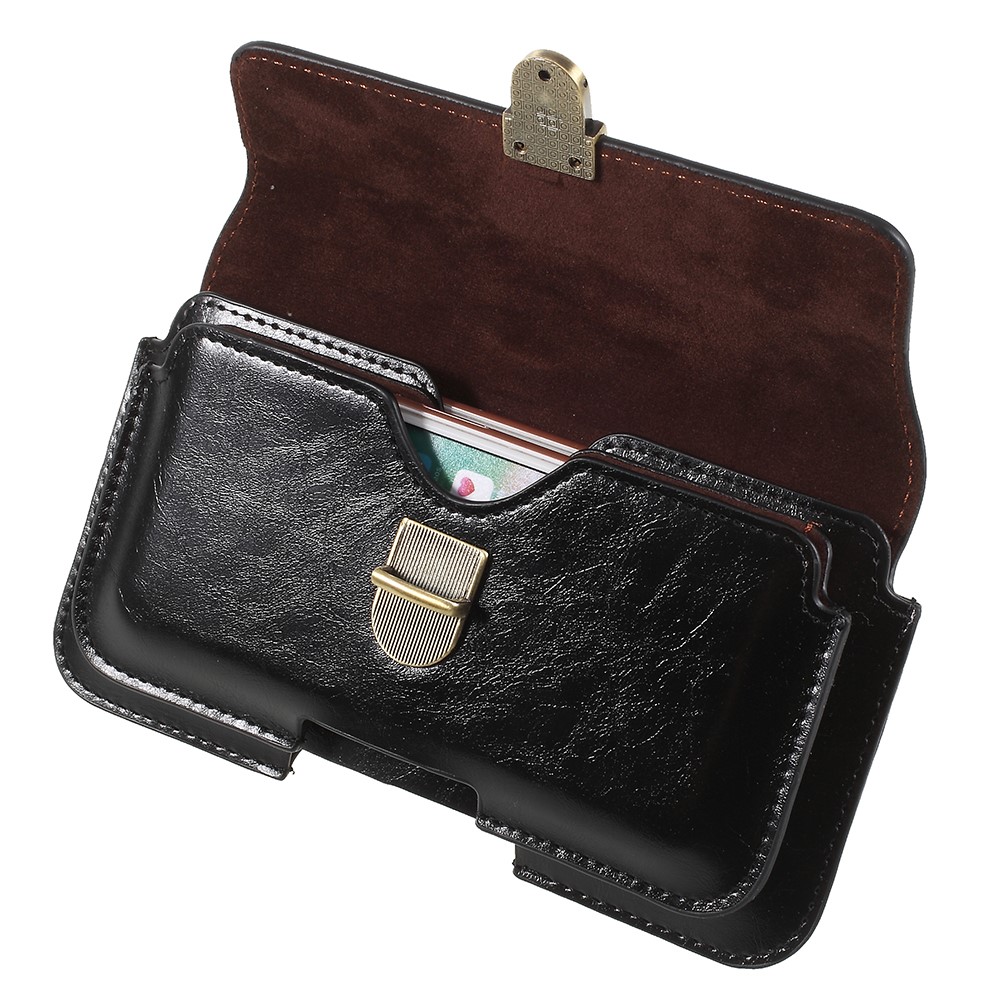 PU Leather Protection Wallet Phone Case for Samsung Galaxy Note 8 / S9+ / S8+ Etc. - Black-5