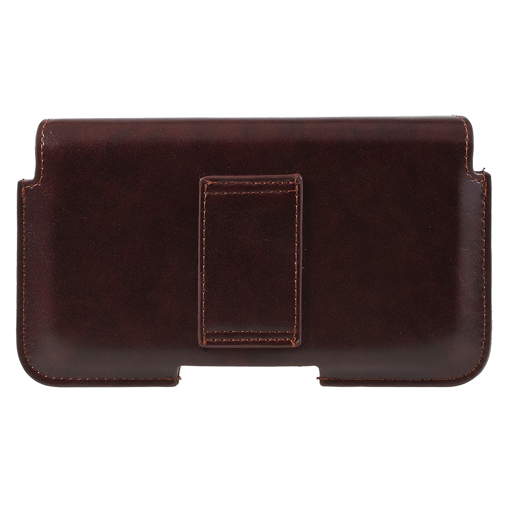 Portemonnaie PU-Leder Schützende Handytasche Hülle Für Samsung Galaxy Note 8 / S9 + / S8 + Usw. - Braun-3