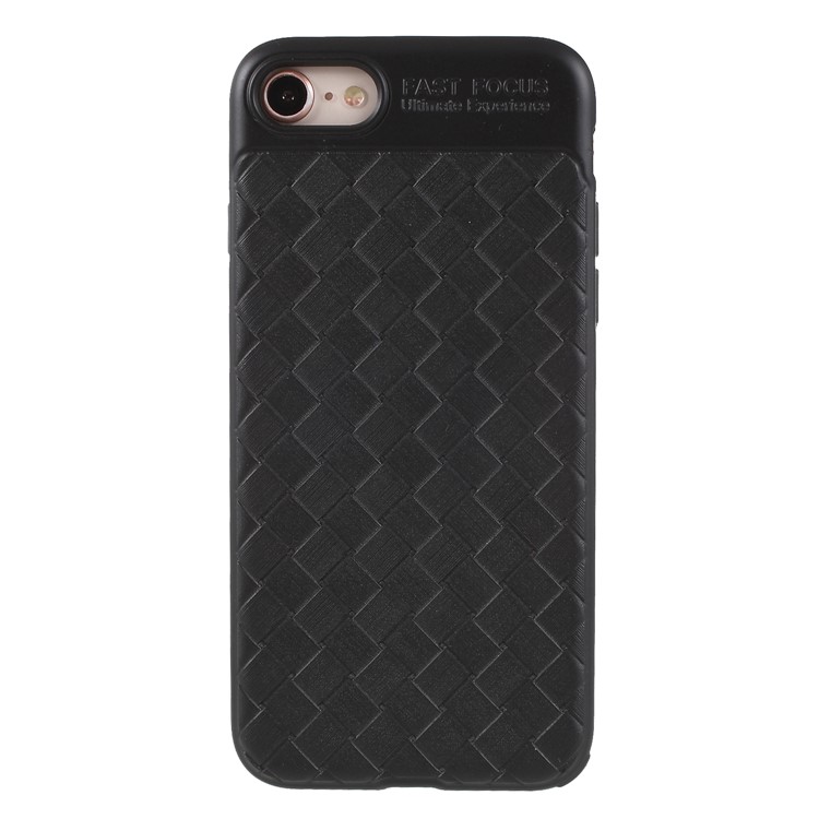 

Woven Texture Soft TPU Cover for iPhone 8/7 4.7 inch - Black