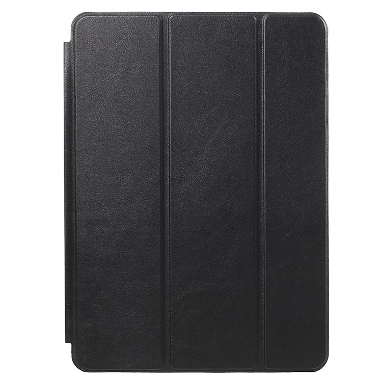 Tri-fold Stand Leather Case for iPad 9.7-inch (2018) / 9.7-inch (2017) - Black-2