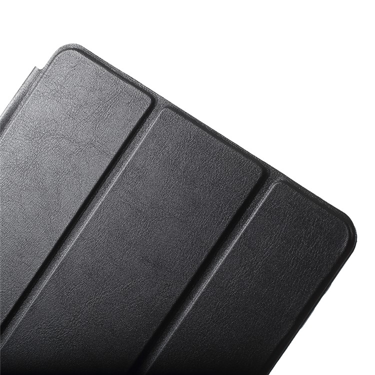 Tri-fold Stand Leather Case for iPad 9.7-inch (2018) / 9.7-inch (2017) - Black-6