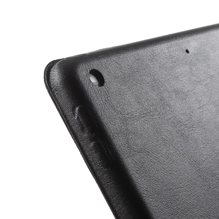 Tri-fold Stand Leather Case for iPad 9.7-inch (2018) / 9.7-inch (2017) - Black-7