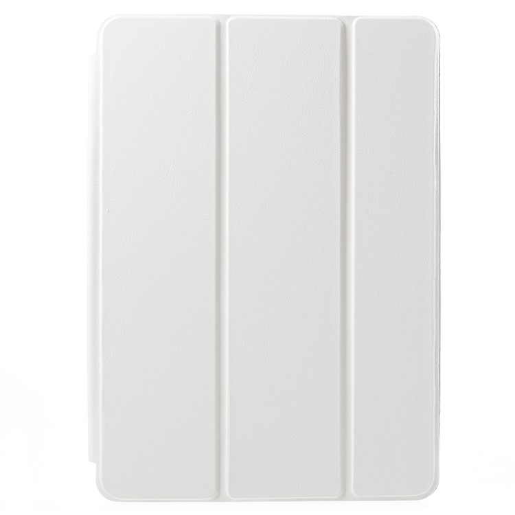 

Leather Tri-fold Stand Cover for iPad 9.7-inch (2018) / 9.7-inch (2017) - White, iPad 9.7 (2018)