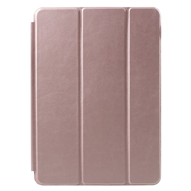 

Tri-fold Stand Leather Tablet Casing for iPad 9.7-inch (2018) / 9.7-inch (2017) - Rose Gold, iPad 9.7 (2018)