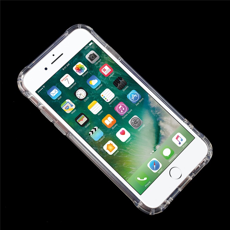 Clear TPU Flexible Phone Accessory Case for iPhone 6 / 6s 4.7 inch - Transparent-2