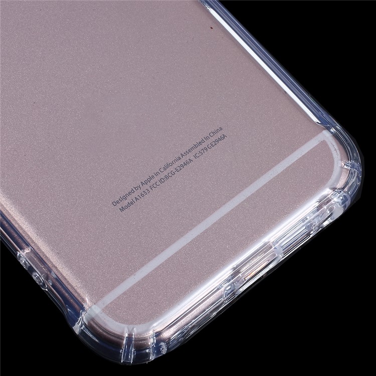 Clear TPU Flexible Phone Accessory Case for iPhone 6 / 6s 4.7 inch - Transparent-5