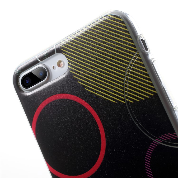 MERCURY GOOSPERY Da Vinci Series Pattern Printing TPU Case for iPhone 8 Plus / 7 Plus 5.5 inch - Black-5