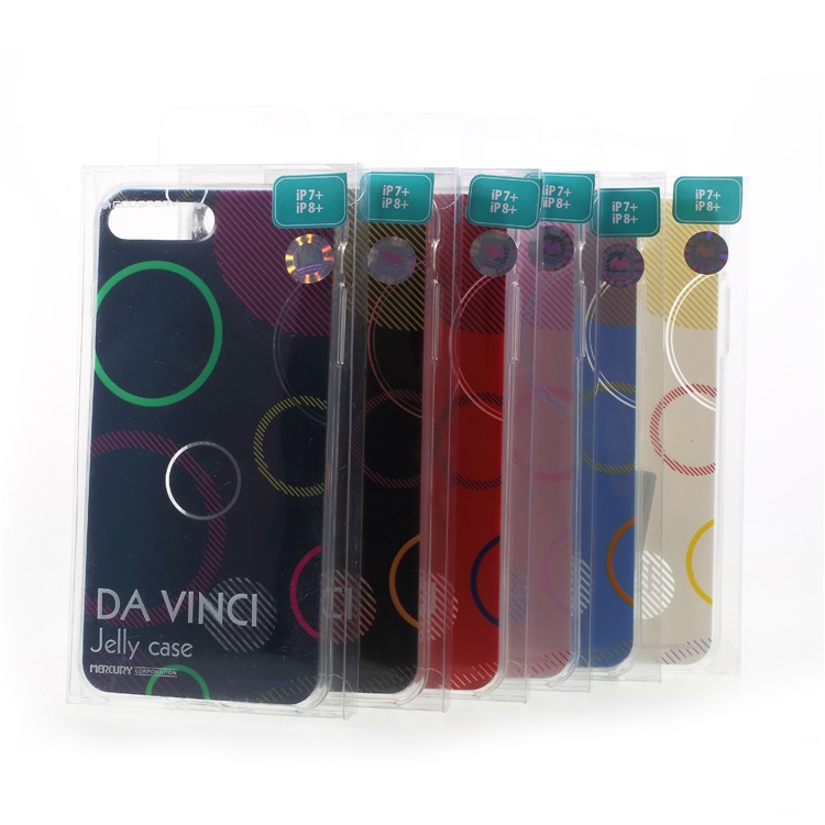 MERCURY GOOSPERY Da Vinci Series Pattern Printing TPU Case for iPhone 8 Plus / 7 Plus 5.5 inch - Black-7