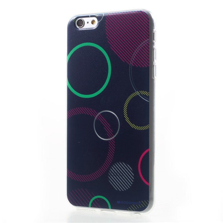 MERCURY GOOSPERY Da Vinci Series Pattern Printing TPU Jelly Case for iPhone 6s Plus / 6 Plus 5.5-inch - Black-3