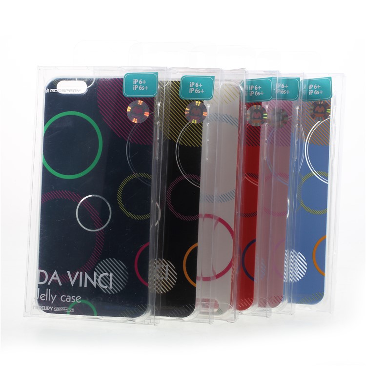 MERCURY GOOSPERY Da Vinci Series Pattern Printing TPU Jelly Case for iPhone 6s Plus / 6 Plus 5.5-inch - Black-7