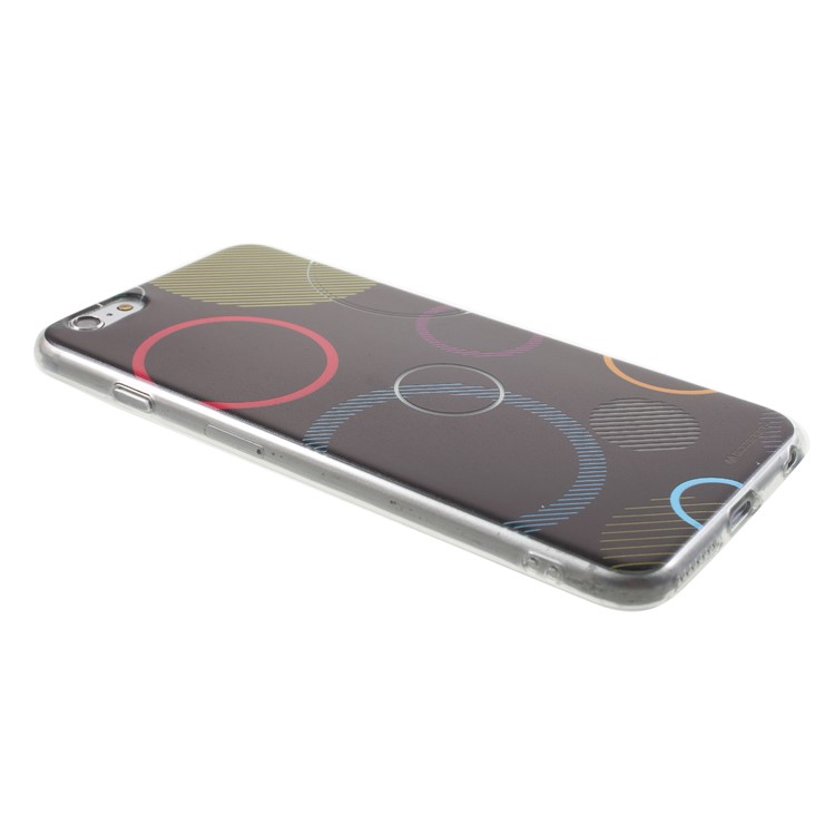MERCURY GOOSPERY Da Vinci Series Pattern Printing TPU Phone Shell for iPhone 6s Plus / 6 Plus 5.5-inch - Dark Blue-4