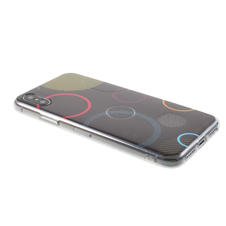 MERCURY GOOSPERY Da Vinci Series Pattern Printing Flexible TPU Cover for iPhone X/10 5.8 inch - Black-4
