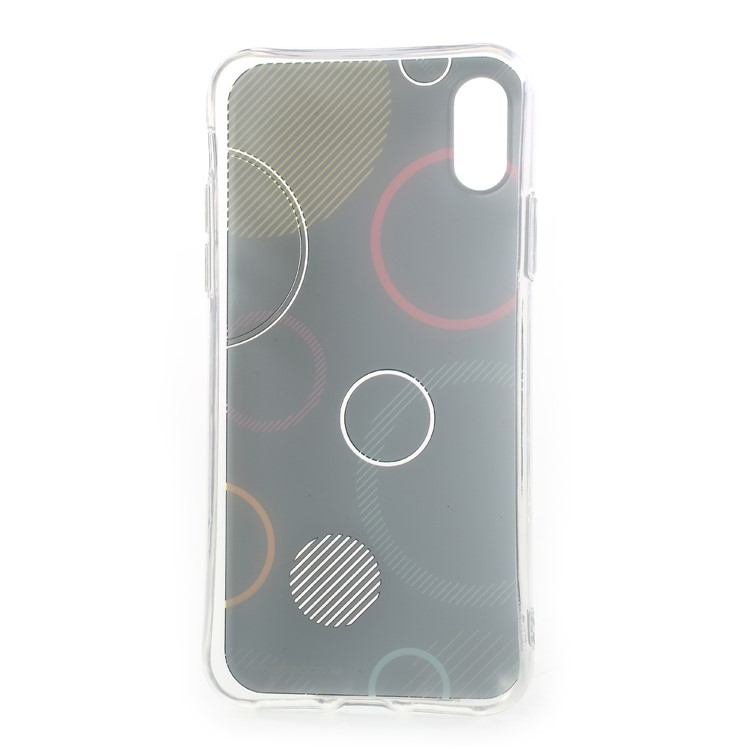 MERCURY GOOSPERY Da Vinci Series Pattern Printing Flexible TPU Cover for iPhone X/10 5.8 inch - Black-7