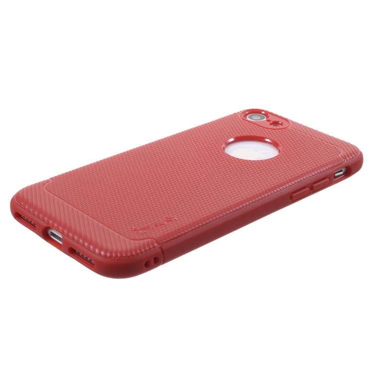 IPAKY Anti-shocking TPU Protection Mobile Phone Cover for iPhone 8/7 4.7 inch - Red-3