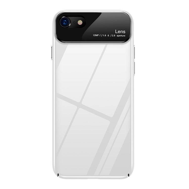 

JOYROOM CHEF Серия Стеклянная Линза + Крышка Сотового Телефона ПК Для Iphone 8 / 7 4,7 Дюйма - Белый