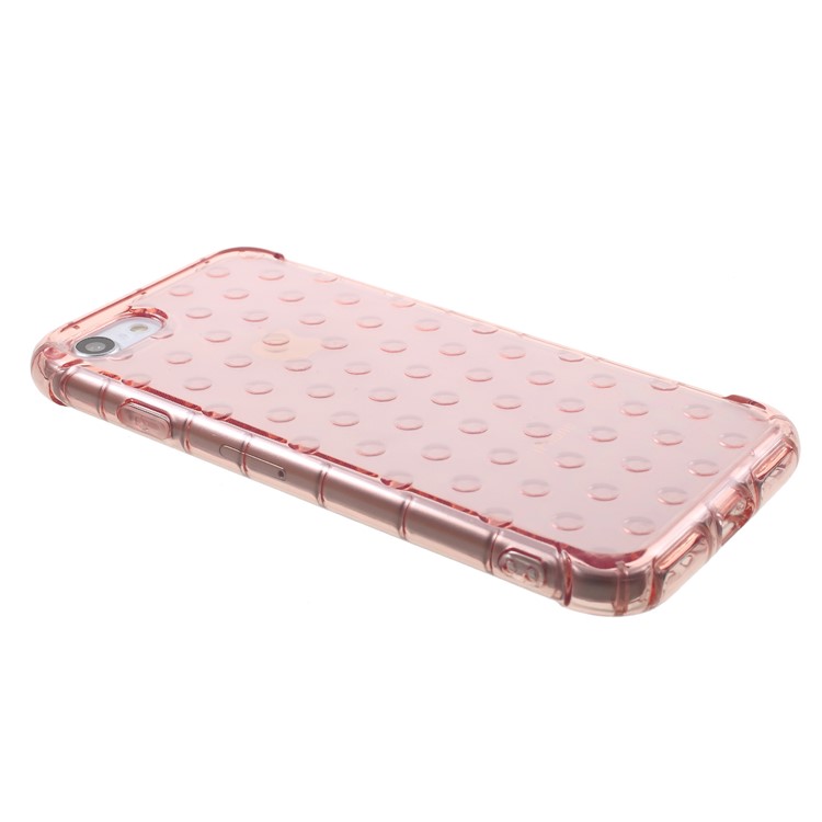3D Bubble Soft TPU Back Phone Cover for iPhone 8/7 4.7 inch - Pink-3