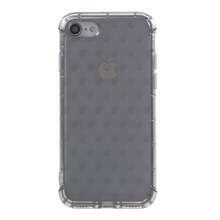 

3D Bubble Soft TPU Back Phone Case for iPhone 8/7 4.7 inch - Grey
