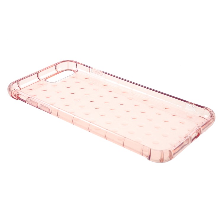 3D Bubble Soft TPU Back Phone Cover for iPhone 8 Plus/7 Plus 5.5 inch - Pink-4