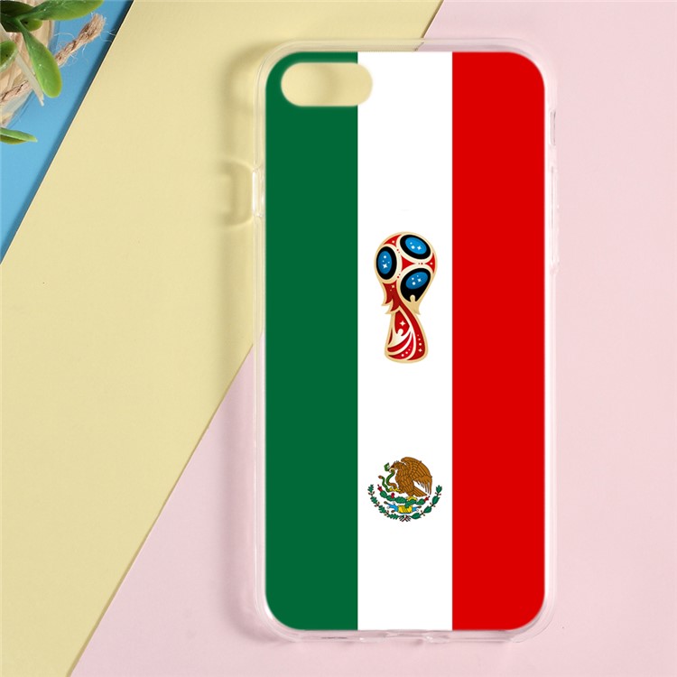 FIFA World Cup Theme Pattern Printing Soft TPU Mobile Phone Case for iPhone 8/7 4.7 inch - Mexico-1