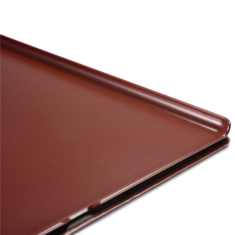 XOOMZ Knight Series Crazy Horse PU Leather Smart Casing for iPad Pro 12.9 (2017) - Coffee-16