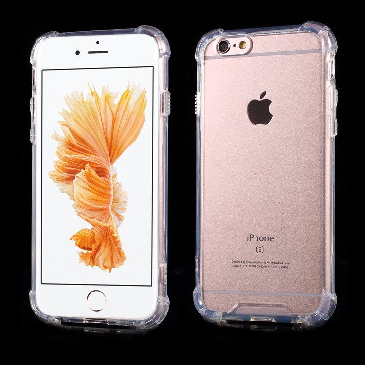 ROAR KOREA Clear Acrylic Back + TPU Edge Hybrid Shockproof Case for iPhone 6s 6-1